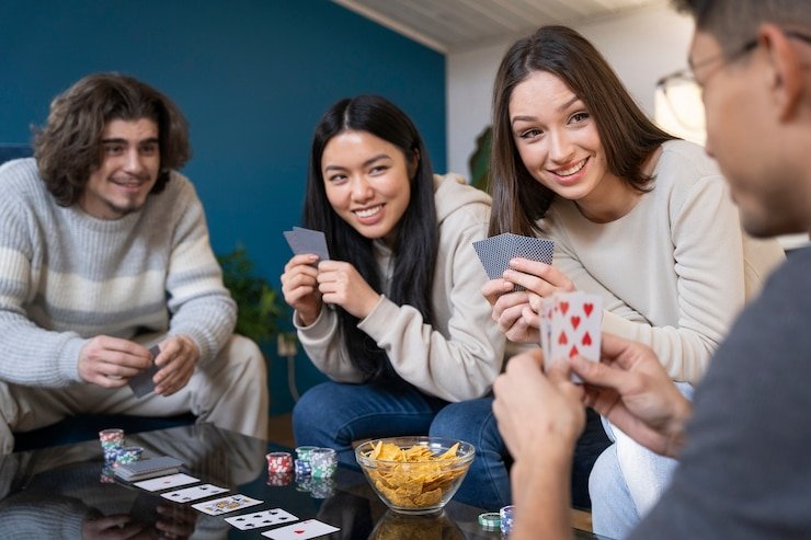 Live baccarat table broadcast on ligareceh
